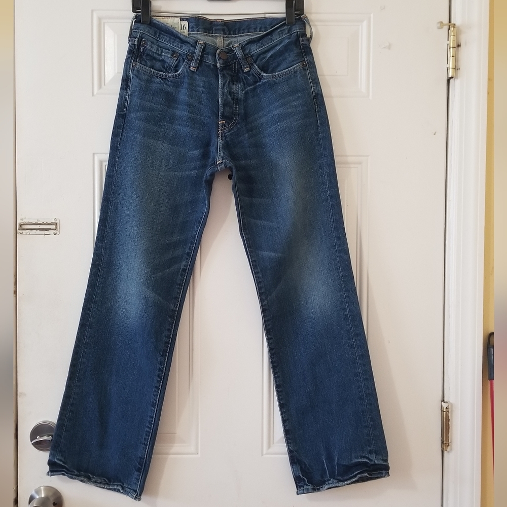 Abercrombie & Fitch Men's Jeans Blue Size 16 - Picture 1 of 14